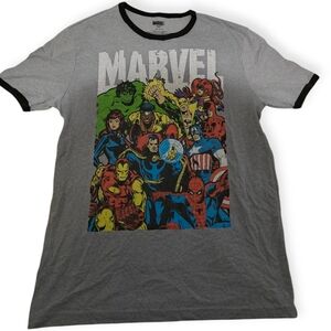 Marvel Superhero Gray T-Shirt